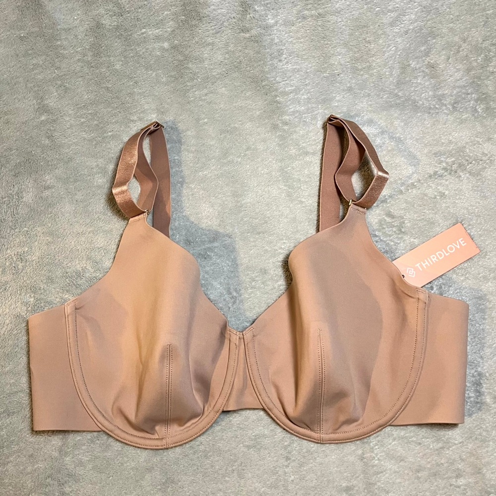 ThirdLove Bra Classic Unlined Full Coverage Underwire Taupe Beige Women 38B NWT